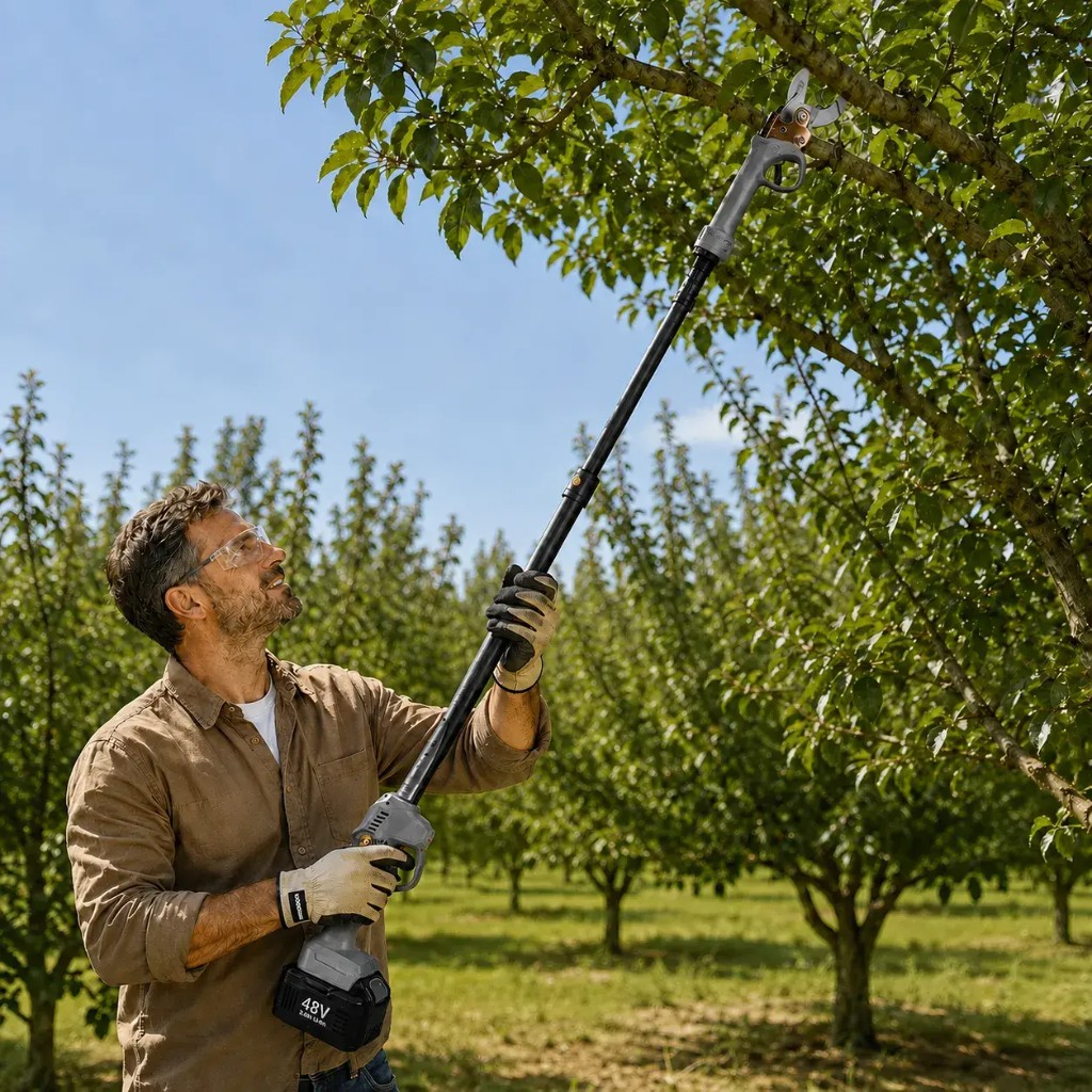 Snipzen asta telescopica raggiunge rami alti da terra