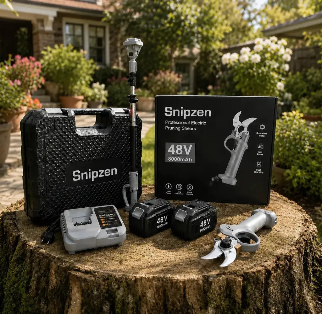 Snipzen motore 1200W taglia rami spessi in modo pulito